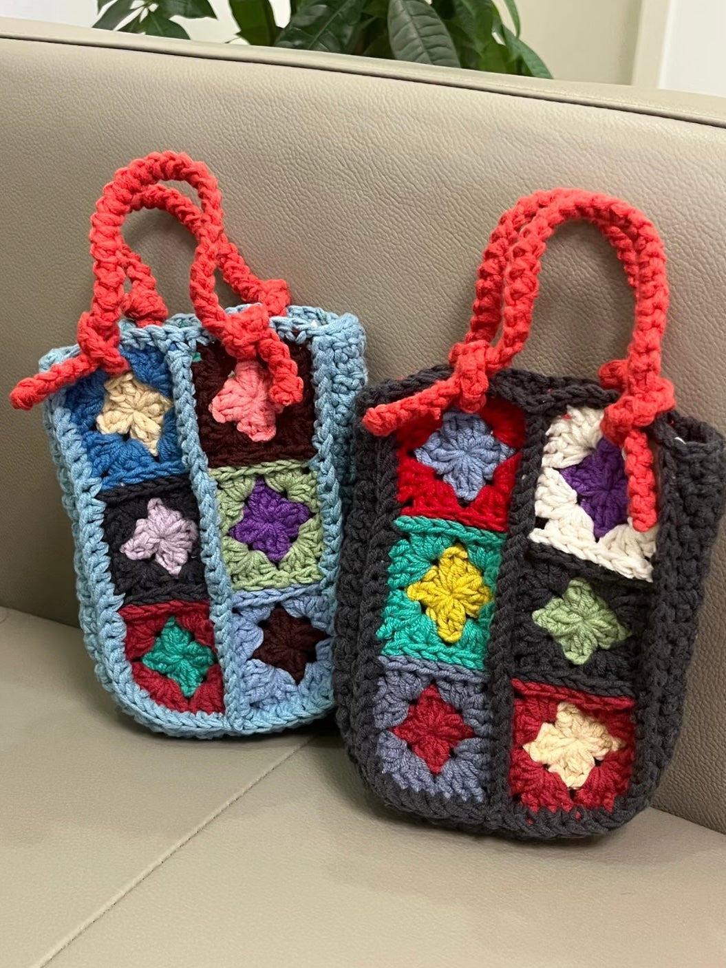 編み図】初心者OK！グラニーモチーフで作るトートバッグ | かぎ針編み