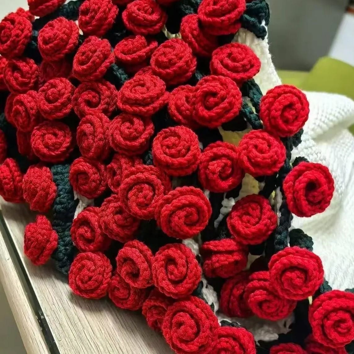 編みレシピ】花束ブランケットの作り方｜初心者も安心の簡単レシピ