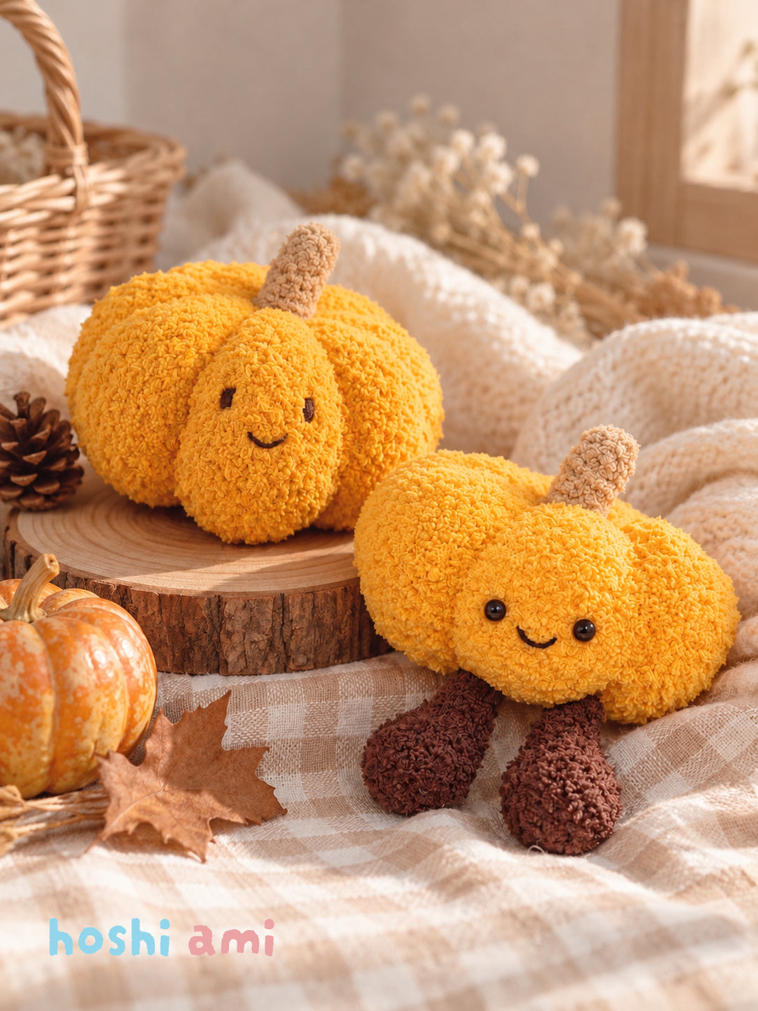ハロウィンに編みたい♡ ふわふわかぼちゃあみぐるみ🎃コットン