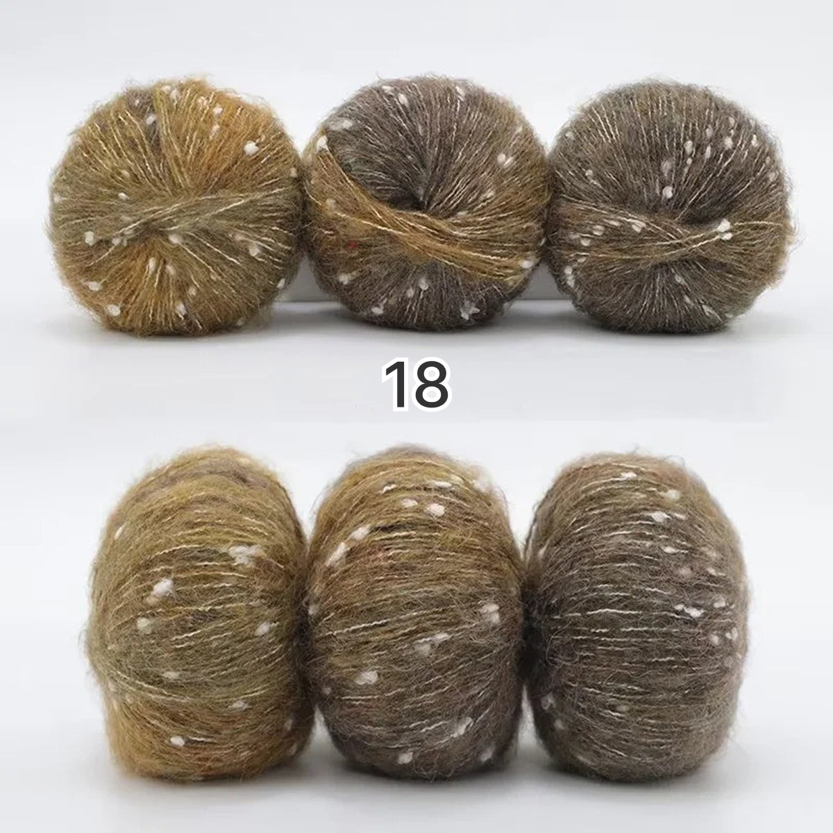 Milky Way Mohair(ミルキーウェイ・モヘア)50g|美しい段染め|ふわふわのウール・モヘア混|マフラー作りに|全18色