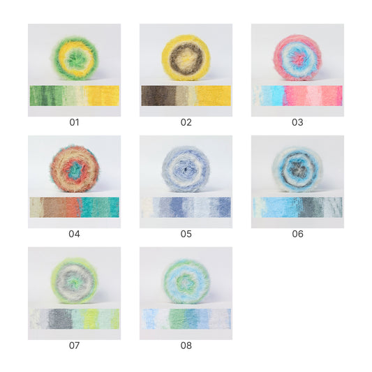 「雲ごこち・ミンクファー」 200g|hoshiami限定|柔らかさと軽さが魅力|ミンク風|個性的なデザインが楽しめる毛糸