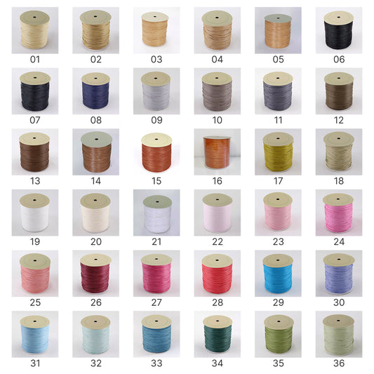 【手にやさしい】ラフィア風 スムースヤーン 250m|コットンリンター由来の再生繊維|スルスル編める夏糸|麦わら帽子 かごバッグ