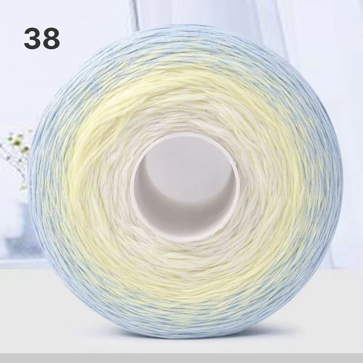 【手編みキット】Melody Wave Blanket(メロディーウェーブブランケット)|Melody Cake Yarnで編む|ロングピッチ段染め|綿100%|編み図付き|全36色