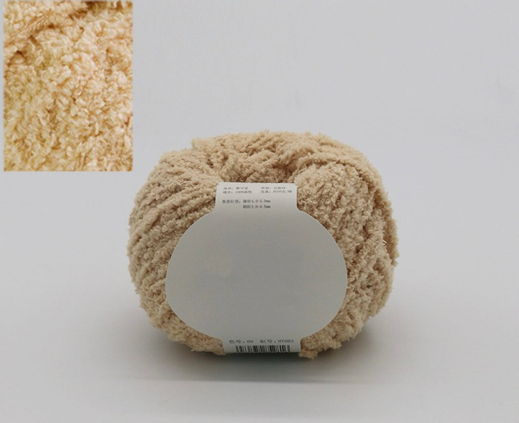 【毛糸キット】猫の足跡ふわもこマフラー材料セット|全5色展開 かぎ針7/0 やわらかマシュマロ糸使用|初心者にもおすすめの冬ギフト 電子版編みレシピ