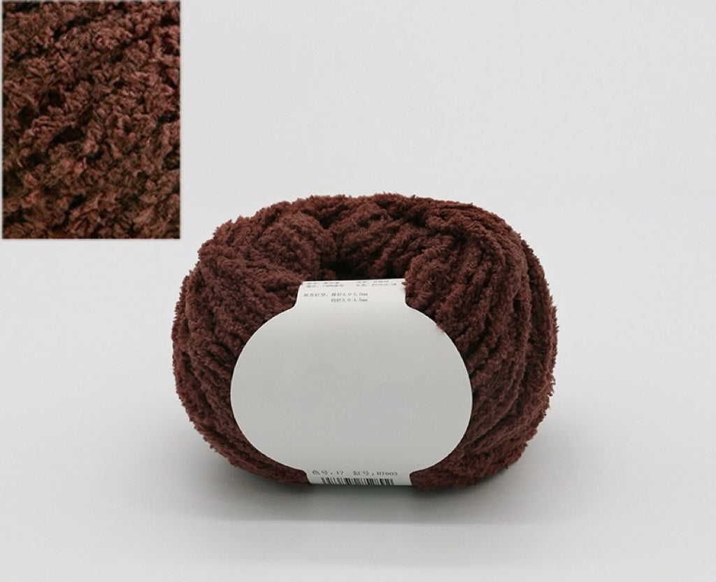 【毛糸キット】猫の足跡ふわもこマフラー材料セット|全5色展開 かぎ針7/0 やわらかマシュマロ糸使用|初心者にもおすすめの冬ギフト 電子版編みレシピ