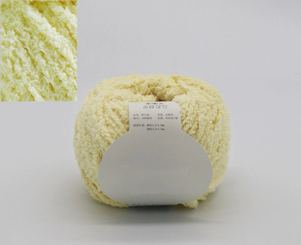 【毛糸キット】猫の足跡ふわもこマフラー材料セット|全5色展開 かぎ針7/0 やわらかマシュマロ糸使用|初心者にもおすすめの冬ギフト 電子版編みレシピ