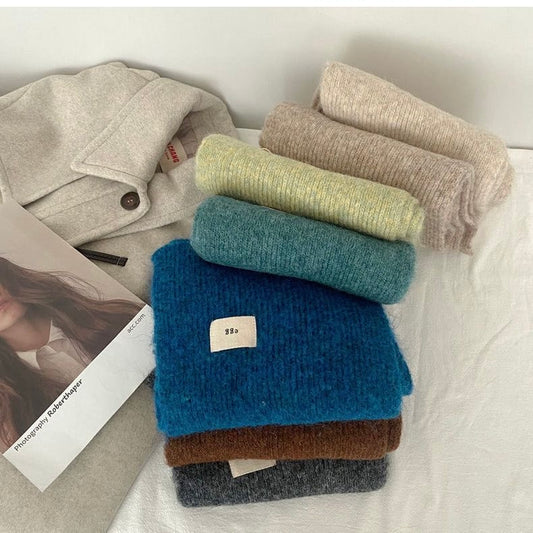 【クリスママスギフトセット】ハンドメイドショートケーキ巾着バッグ+手編み花束+マフラーの3点セット|色を自由に選べる|家族・友達・恋人へのクリスマスギフト