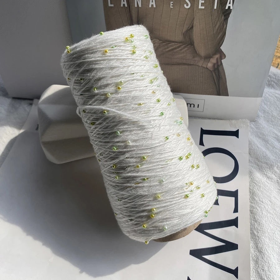 パールコットン糸 なめらかシルクのようなコットン ウェア・小物用 ふんわり優しい肌ざわり 350g かぎ針3/0号~6/0号