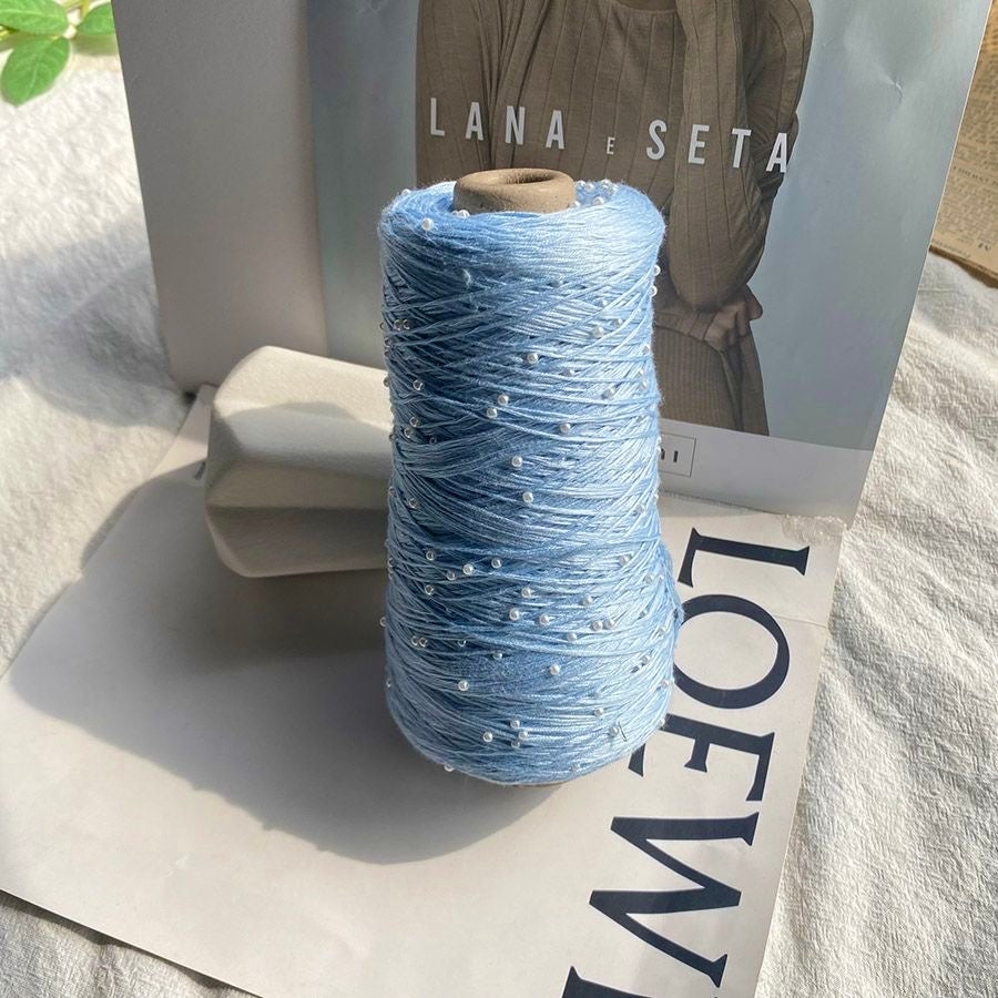 パールコットン糸 なめらかシルクのようなコットン ウェア・小物用 ふんわり優しい肌ざわり 350g かぎ針3/0号~6/0号