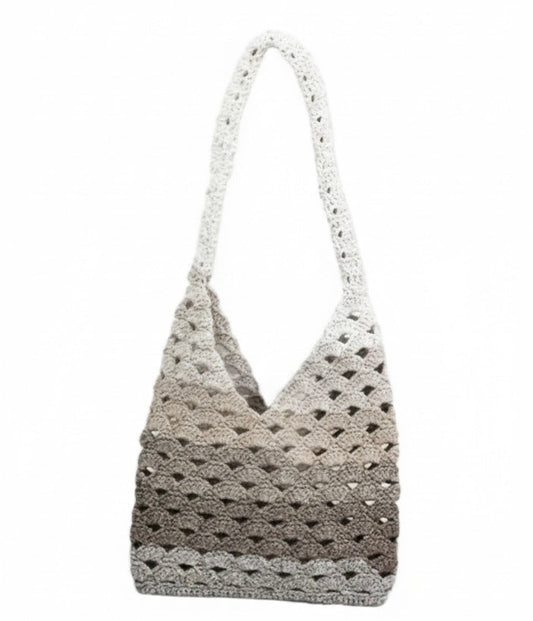 【編みレシピ】銀河なみなみバッグ