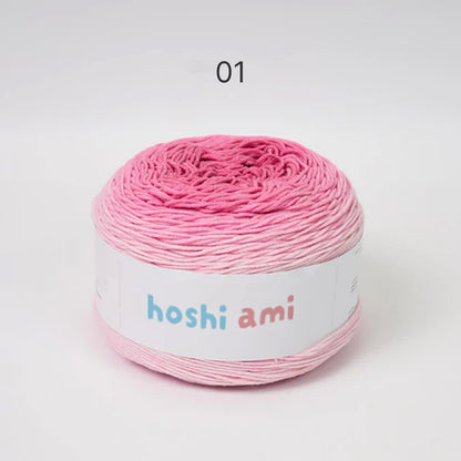 【大容量230g】ふんわり綿混グラデーション糸ノンファーヤーンNo Fur Yarn｜1玉でベストが完成｜大人可愛いニュアンスカラー｜コットン混