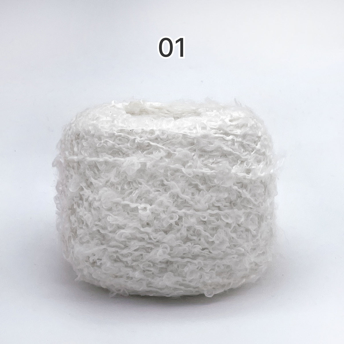 Teddy Loop Yarn（テディループヤーン）50g｜くるくるループのブークレヤーン｜ウール混｜もこもこファンシーヤーン｜韓国風ツイード調｜あみぐるみ・引き揃え糸に｜全17色