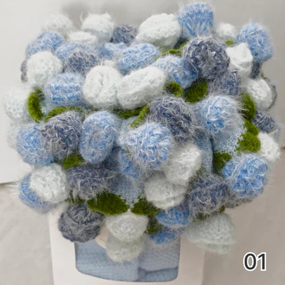 【完成品】広げるとお花畑！ グラデーション 花束ブランケット 完成品 全2色｜円形 ひざ掛け おくるみ 出産祝い ギフト プレゼント インテリア