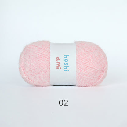 「たんぽぽ」　150g｜ふんわり毛足×透け色で作る、やさしいアイテムにぴったり｜服・バッグ・小物におすすめ