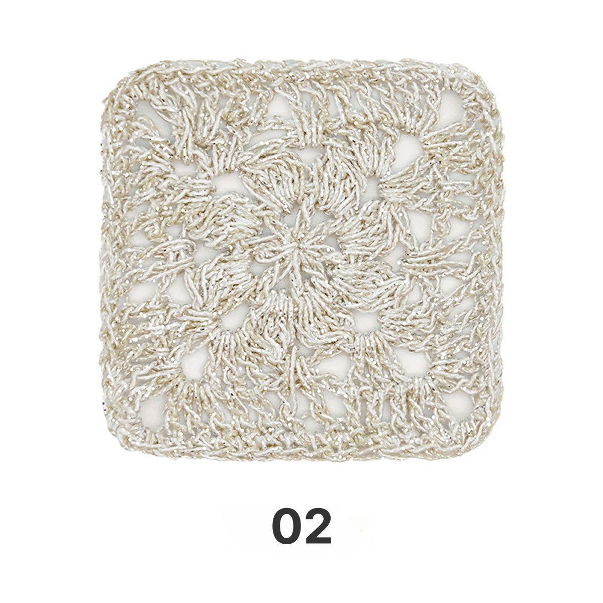 【細ラメ入り】Aurora Cotton（オーロラコットン）50g｜綿79％・やわらかな肌ざわりのラメコットン｜上品なきらめきで夏ウェア・バッグ・ショールに｜全10色