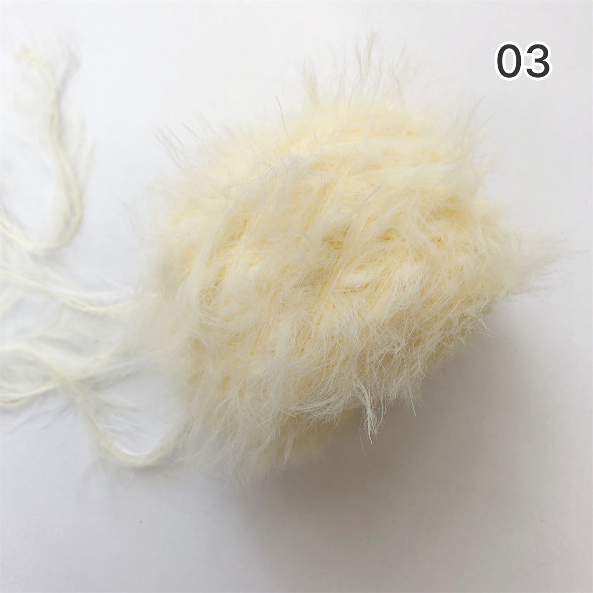 Mochi Fur Yarn（モチファーヤーン）50g｜ふわもこ・フェイクファー・パステルカラー｜帽子・マフラー｜韓国トレンド｜全15色