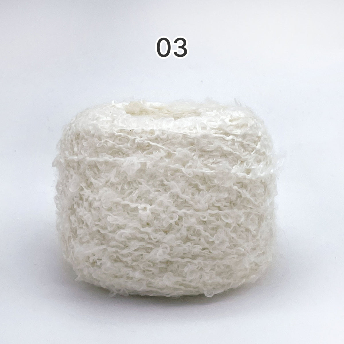 Teddy Loop Yarn（テディループヤーン）50g｜くるくるループのブークレヤーン｜ウール混｜もこもこファンシーヤーン｜韓国風ツイード調｜あみぐるみ・引き揃え糸に｜全17色