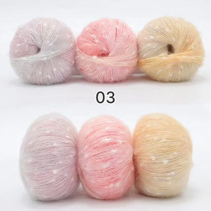 Milky Way Mohair（ミルキーウェイ・モヘア）50g｜美しい段染め｜ふわふわのウール・モヘア混｜マフラー作りに｜全18色
