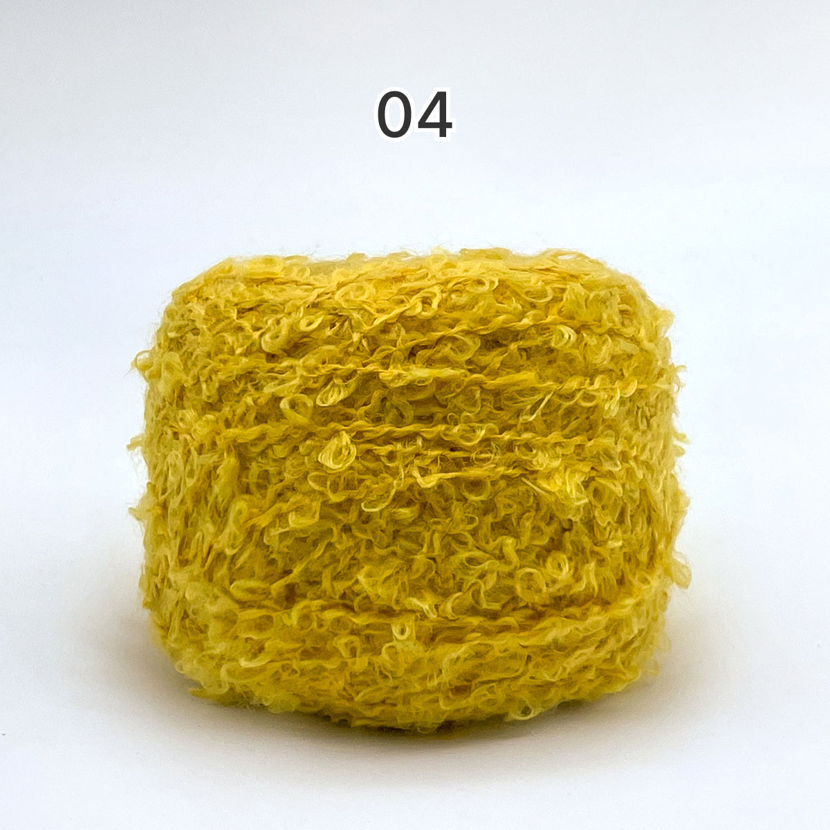Teddy Loop Yarn（テディループヤーン）50g｜くるくるループのブークレヤーン｜ウール混｜もこもこファンシーヤーン｜韓国風ツイード調｜あみぐるみ・引き揃え糸に｜全17色