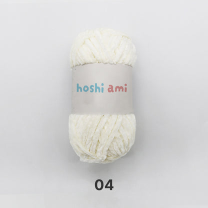 Moco Velvet Yarn（モコベルベットヤーン）100g｜シェニール・モールヤーン｜ベルベットのような艶感の毛糸｜秋冬小物・あみぐるみに｜全50色