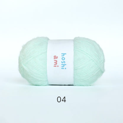 「たんぽぽ」　150g｜ふんわり毛足×透け色で作る、やさしいアイテムにぴったり｜服・バッグ・小物におすすめ