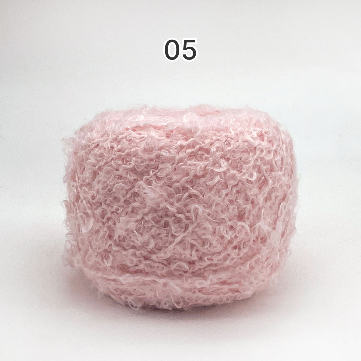 Teddy Loop Yarn（テディループヤーン）50g｜くるくるループのブークレヤーン｜ウール混｜もこもこファンシーヤーン｜韓国風ツイード調｜あみぐるみ・引き揃え糸に｜全17色