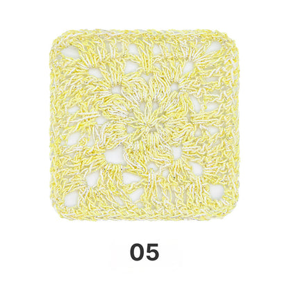【細ラメ入り】Aurora Cotton（オーロラコットン）50g｜綿79％・やわらかな肌ざわりのラメコットン｜上品なきらめきで夏ウェア・バッグ・ショールに｜全10色