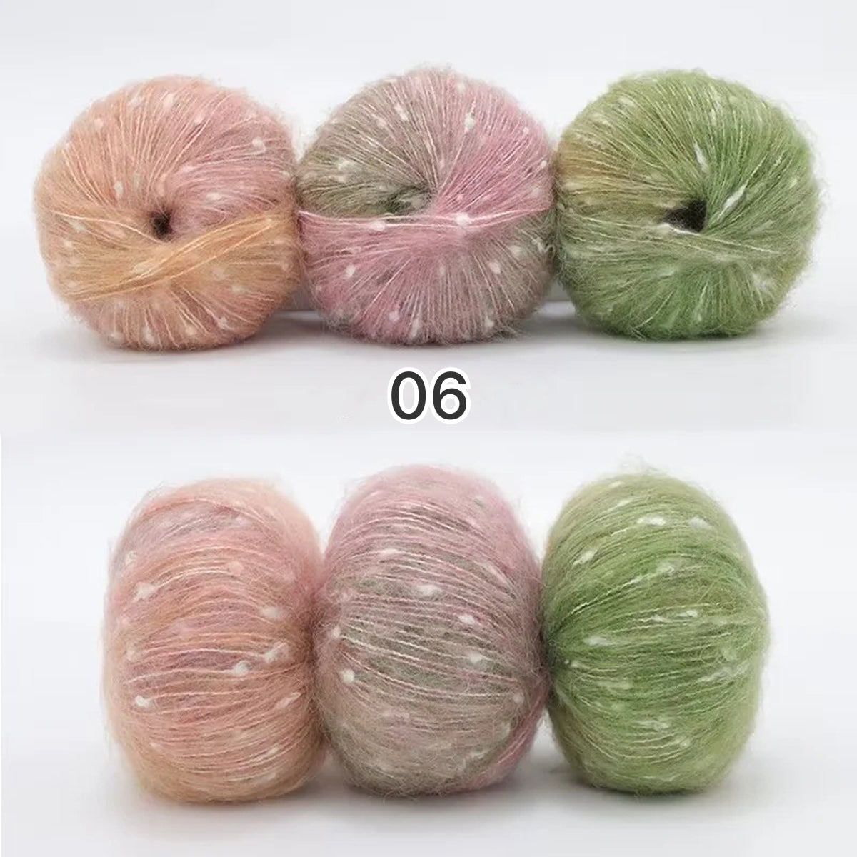 Milky Way Mohair（ミルキーウェイ・モヘア）50g｜美しい段染め｜ふわふわのウール・モヘア混｜マフラー作りに｜全18色