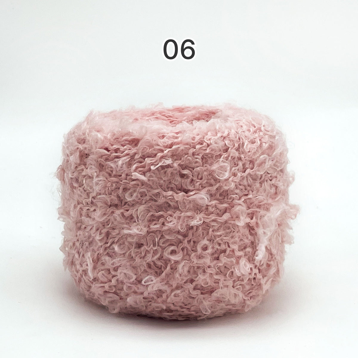 Teddy Loop Yarn（テディループヤーン）50g｜くるくるループのブークレヤーン｜ウール混｜もこもこファンシーヤーン｜韓国風ツイード調｜あみぐるみ・引き揃え糸に｜全17色
