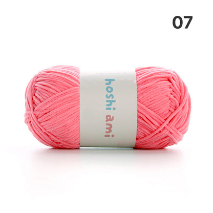 Bonbon Yarn（ボンボンヤーン）50g｜細めのシェニール毛糸｜あみぐるみ・ヘアアクセ・小物に｜全53色