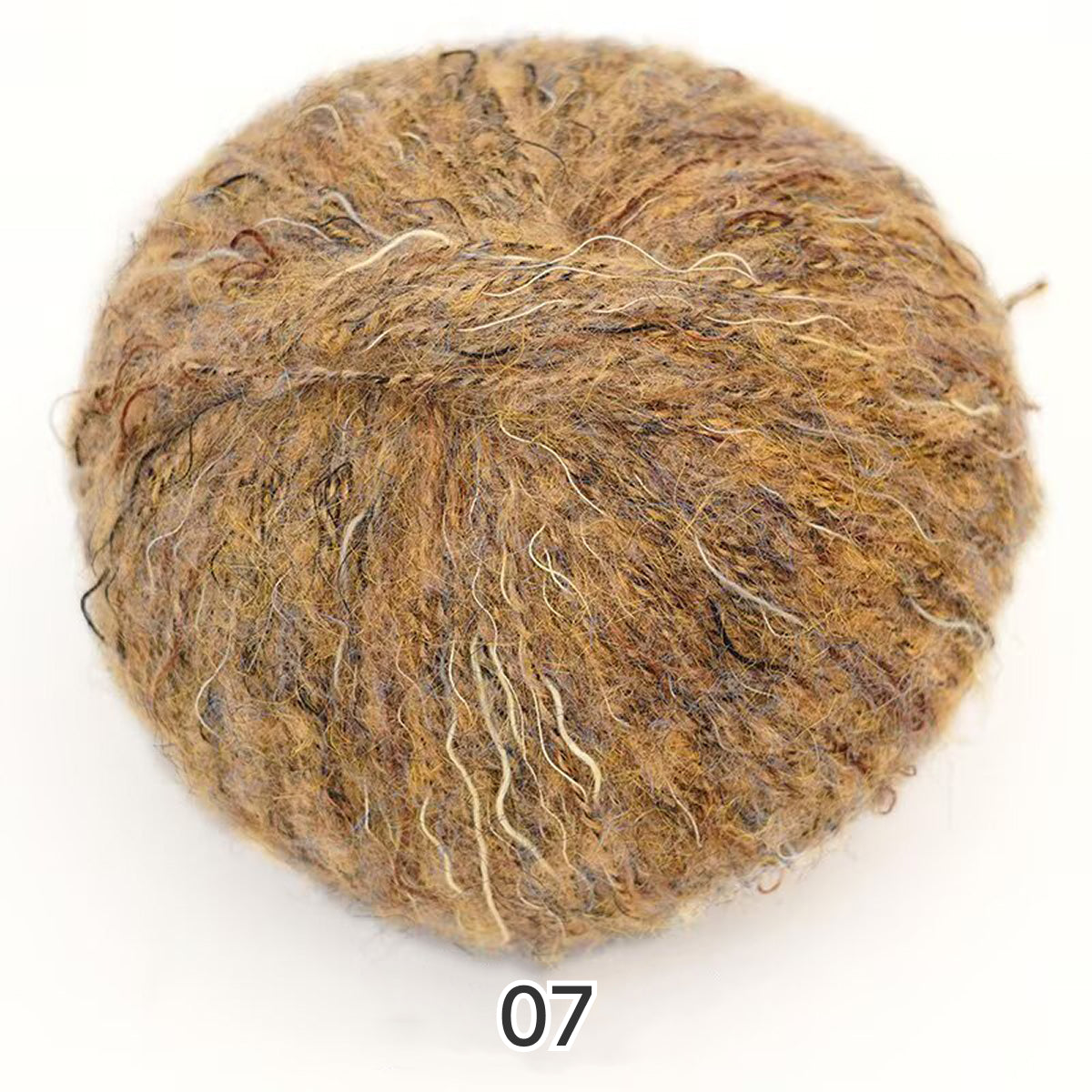 Hanabi Alpaca（ハナビ アルパカ）50g｜花火の彩り｜スーパーキッドモヘヤ＆アルパカ混｜韓国トレンド｜引き揃え風の華やかさ｜ファンシーヤーン｜全16色