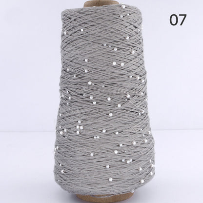 Pearl Cotton（パールコットン）350g｜真珠のような輝き｜パールビーズ入りシルケットコットン｜上品な艶と涼やかなサマーヤーン｜韓国トレンドのバレエコア風｜全75色