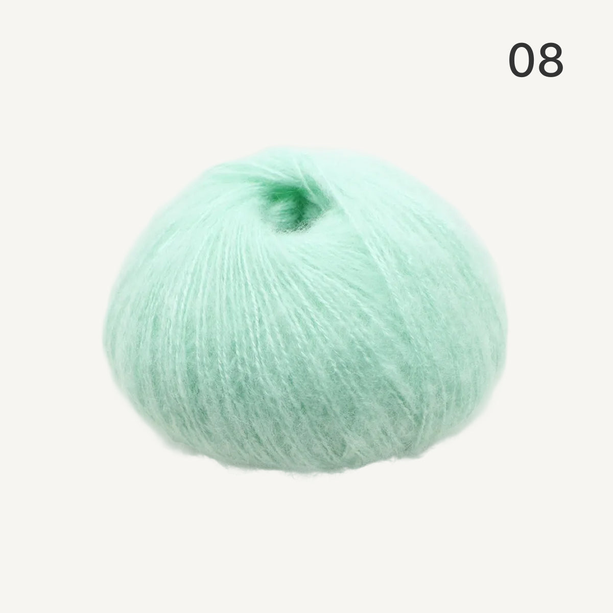 Fuwari Mohair（フワリモヘア）25g｜極上の肌触り｜綿あめのように軽やか｜引き揃え・透かし編み・ベビーウェアに｜全40色