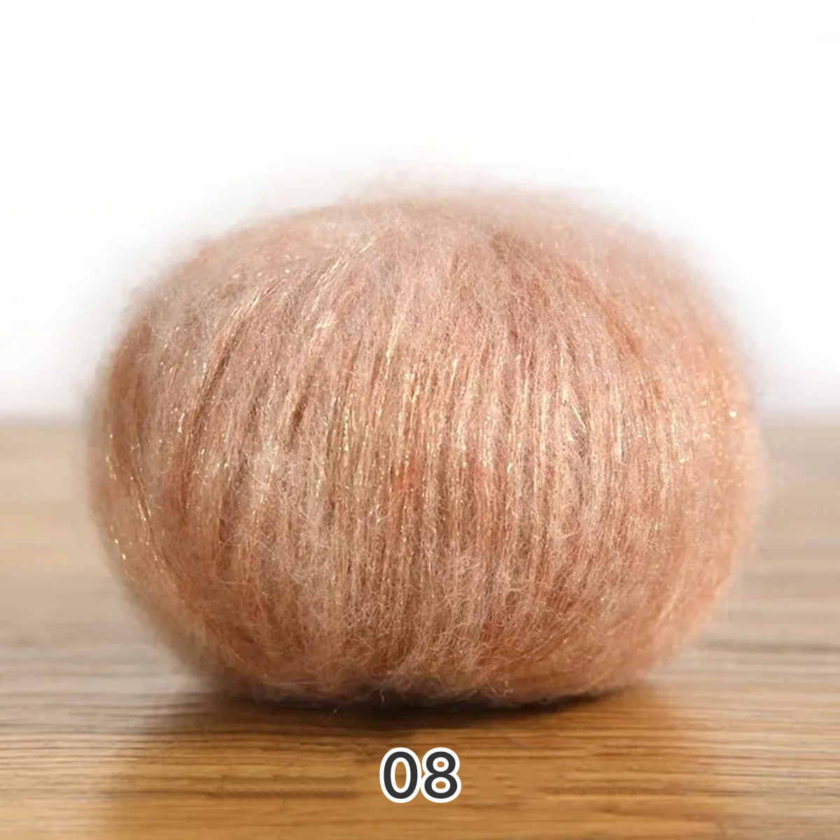 Sea Mohair（シーモヘア）25g ｜アルパカ50%×モヘア50%｜ふんわり軽やか｜引き揃え糸・透け感ニット・マフラー作り｜韓国ファッション｜全20色