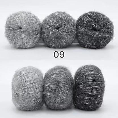 Milky Way Mohair（ミルキーウェイ・モヘア）50g｜美しい段染め｜ふわふわのウール・モヘア混｜マフラー作りに｜全18色