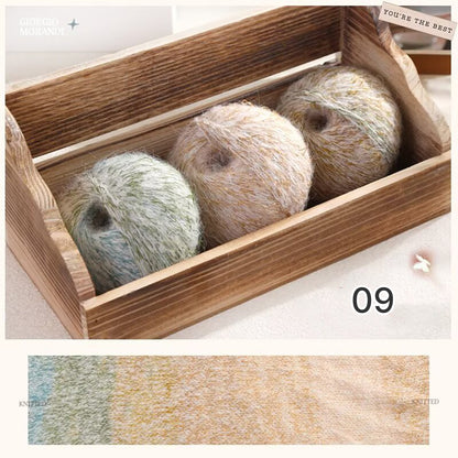 Hane Mohair（ハネモヘア）50g｜グラデーションモヘア糸｜羽のように軽やかでシルクのような艶感｜全12色