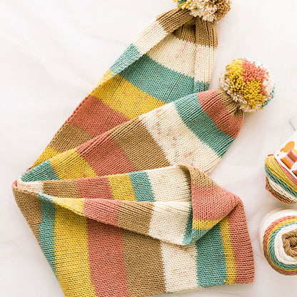 「夢」 100g｜多彩なグラデーションヤーン｜編むだけで可愛いボーダー柄が出現｜SNSで話題の韓国風