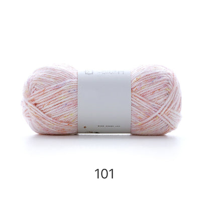 「Mousse Cotton 」　50g ｜ムース・コットン ｜韓国インテリア風｜空気を編むような新触感｜カラフルネップ入りエアリーコットン糸 | 並太