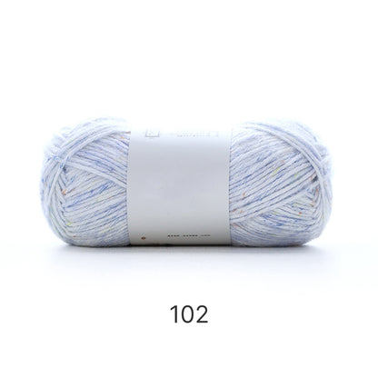 「Mousse Cotton 」　50g ｜ムース・コットン ｜韓国インテリア風｜空気を編むような新触感｜カラフルネップ入りエアリーコットン糸 | 並太