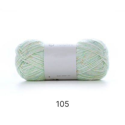 「Mousse Cotton 」　50g ｜ムース・コットン ｜韓国インテリア風｜空気を編むような新触感｜カラフルネップ入りエアリーコットン糸 | 並太