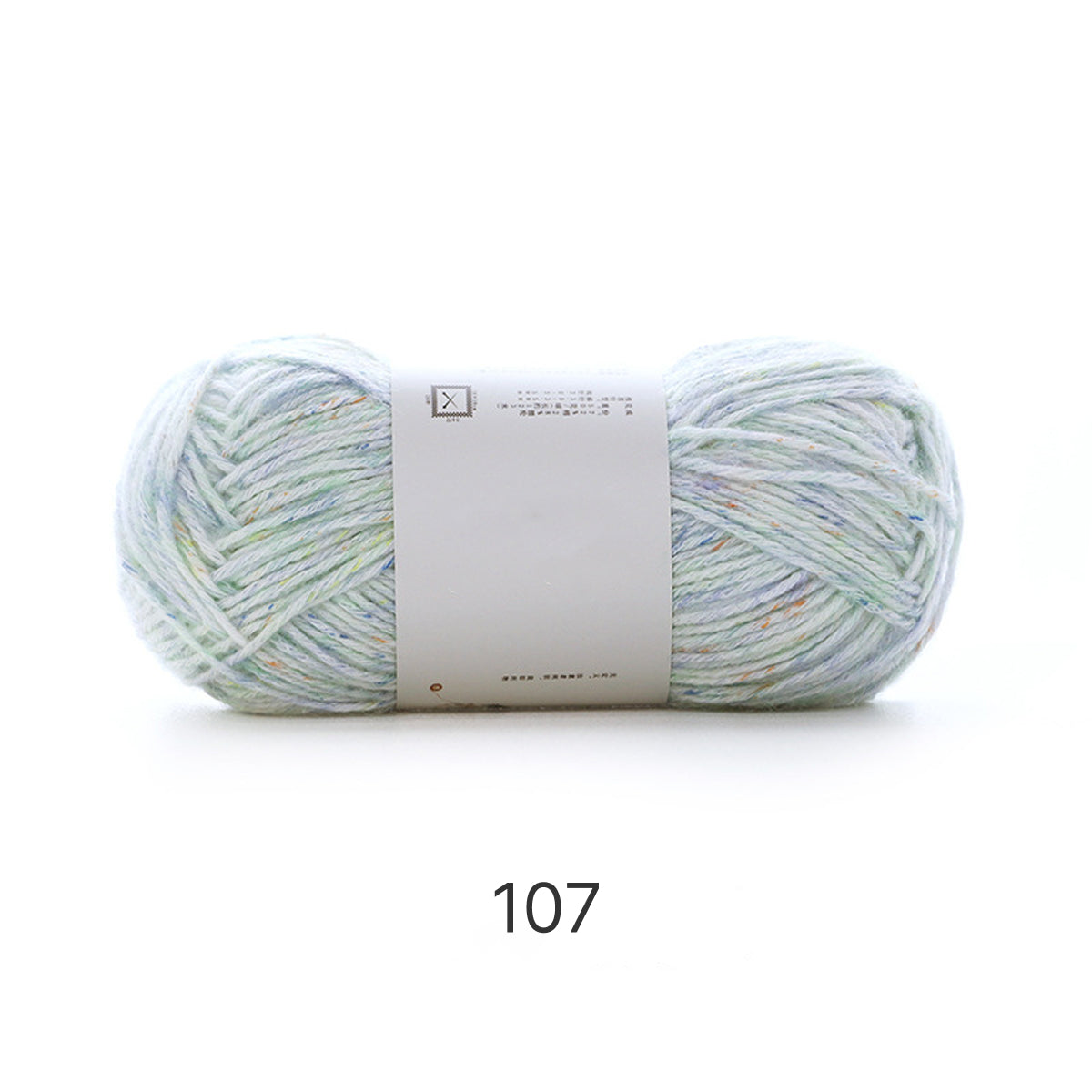 「Mousse Cotton 」　50g ｜ムース・コットン ｜韓国インテリア風｜空気を編むような新触感｜カラフルネップ入りエアリーコットン糸 | 並太