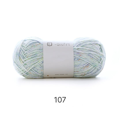 「Mousse Cotton 」　50g ｜ムース・コットン ｜韓国インテリア風｜空気を編むような新触感｜カラフルネップ入りエアリーコットン糸 | 並太