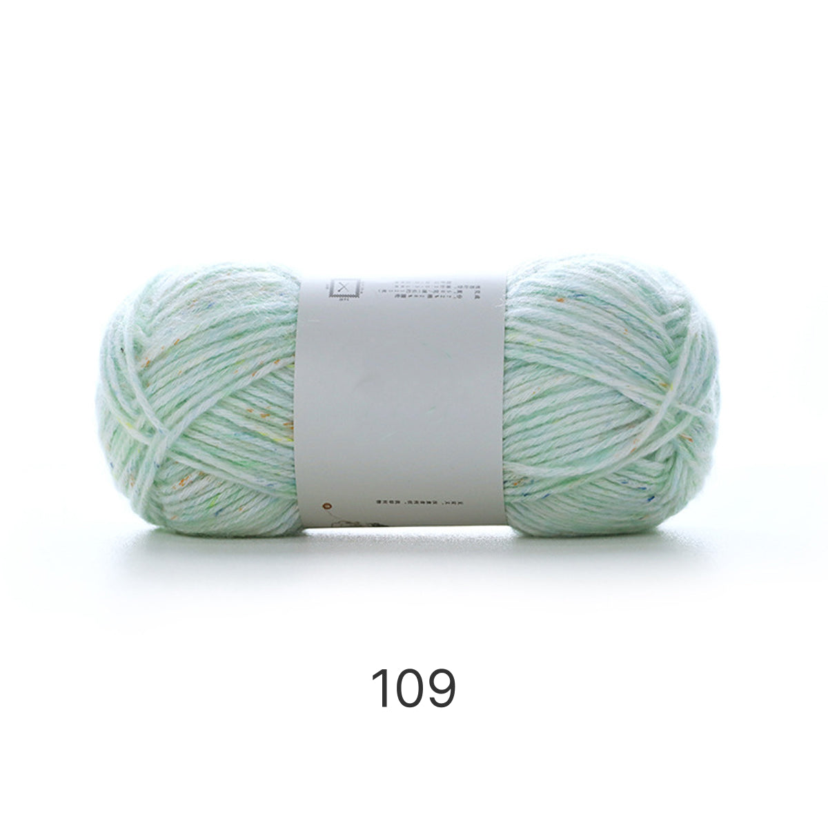 「Mousse Cotton 」　50g ｜ムース・コットン ｜韓国インテリア風｜空気を編むような新触感｜カラフルネップ入りエアリーコットン糸 | 並太