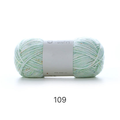 「Mousse Cotton 」　50g ｜ムース・コットン ｜韓国インテリア風｜空気を編むような新触感｜カラフルネップ入りエアリーコットン糸 | 並太