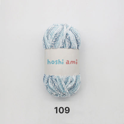 Moco Velvet Yarn（モコベルベットヤーン）100g｜シェニール・モールヤーン｜ベルベットのような艶感の毛糸｜秋冬小物・あみぐるみに｜全50色