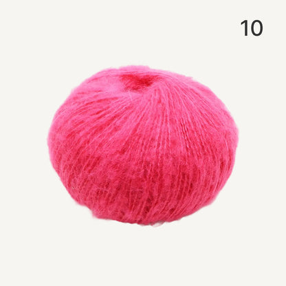 Fuwari Mohair（フワリモヘア）25g｜極上の肌触り｜綿あめのように軽やか｜引き揃え・透かし編み・ベビーウェアに｜全40色