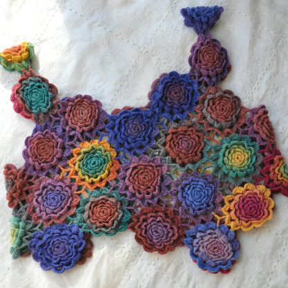 【100g】段染めウールSerenade（セレナーデ ）｜幻想的なグラデーション｜手紡ぎ風シングルツイスト｜ショール・ウェアに