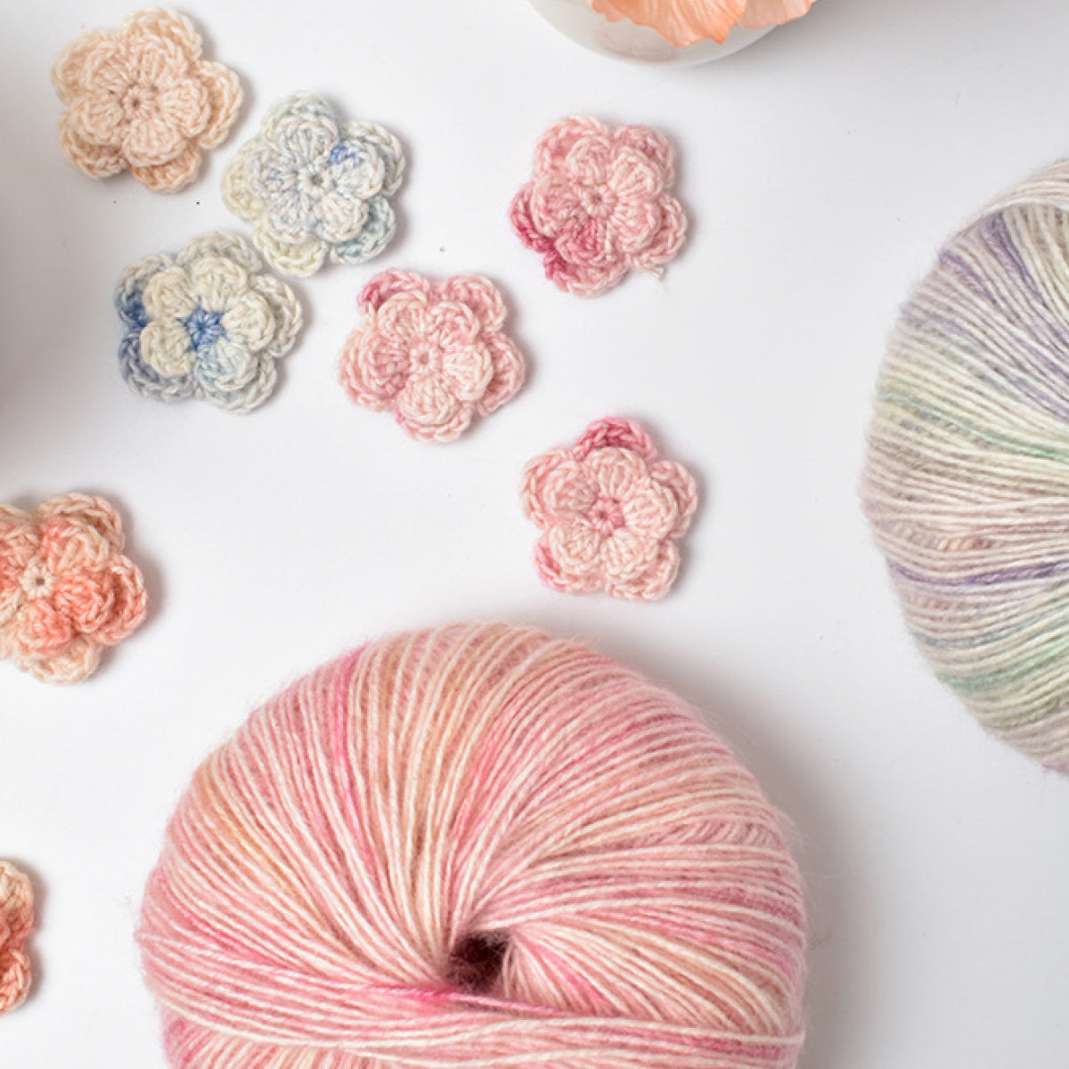 Pastel Cotton （パステルコットン）50g｜やさしい彩りのコットングラデーション糸｜中細・サマーヤーン ｜全14色