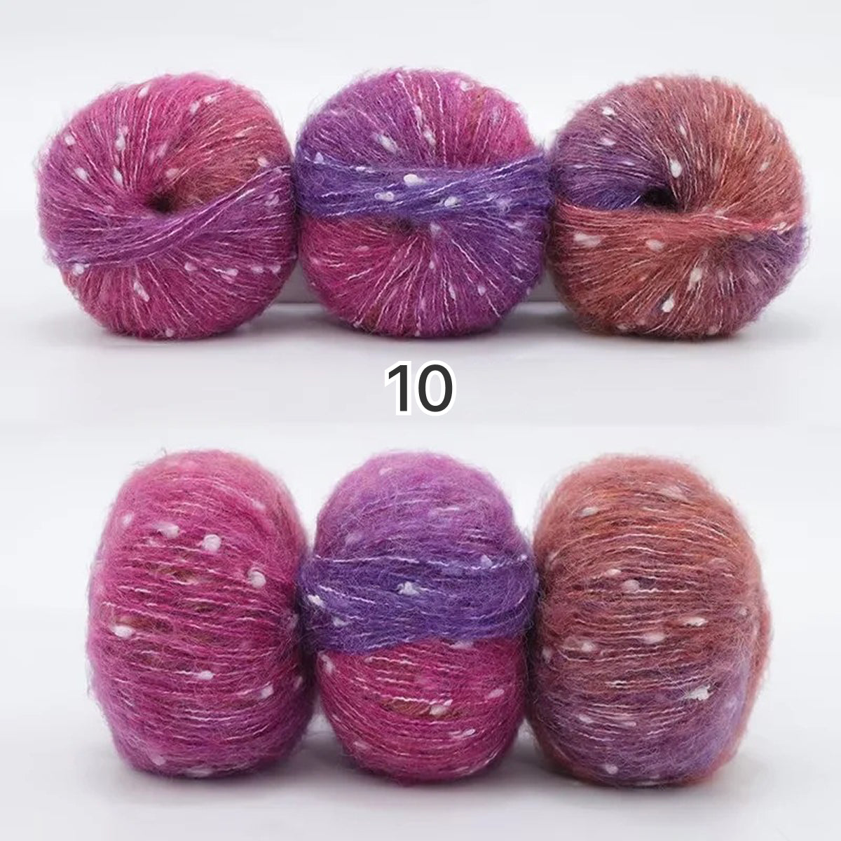 Milky Way Mohair（ミルキーウェイ・モヘア）50g｜美しい段染め｜ふわふわのウール・モヘア混｜マフラー作りに｜全18色