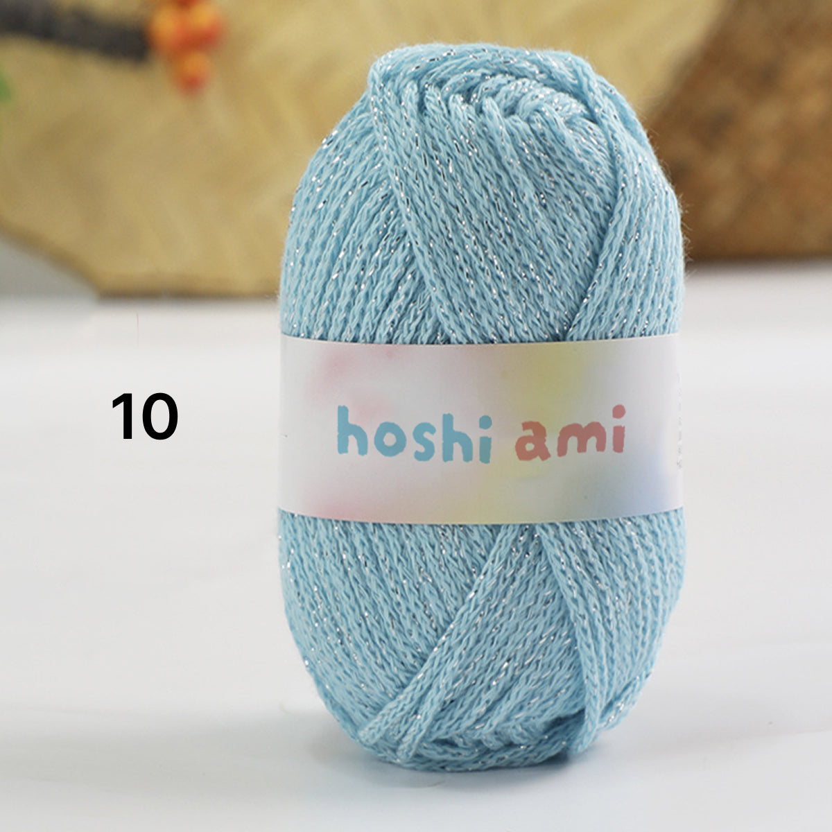 Starlight Lame Cotton（スターライト・ラメコットン）50g｜ふんわりコットン×きらめく銀糸｜バッグ・帽子・韓国風小物に｜高見えデザイン｜全29色